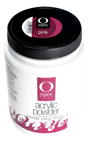 Polvo Acrílico Uñas Pink 756gr Organic Nails, Manicure