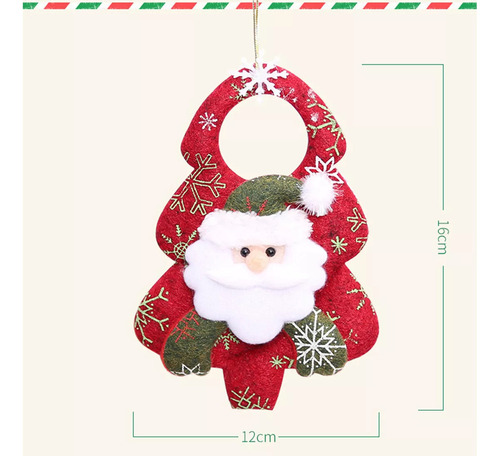 Ssh 4 Muñecos De Peluche Para Colgar Adornos Navideños
