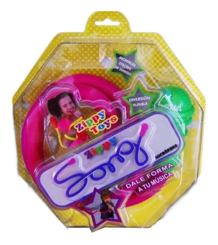 Micrófono Infantil Zippy Song Flexible C/efectos Zippy-toys