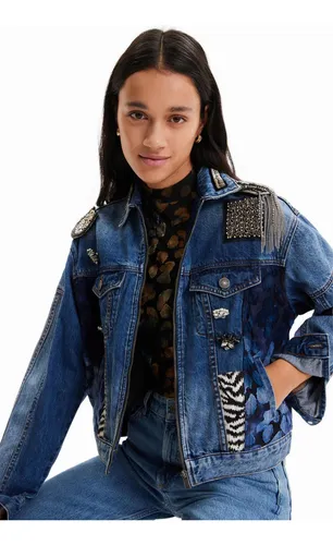 Chamarra Mezclilla Desigual Mujer Cuotas sin inter s