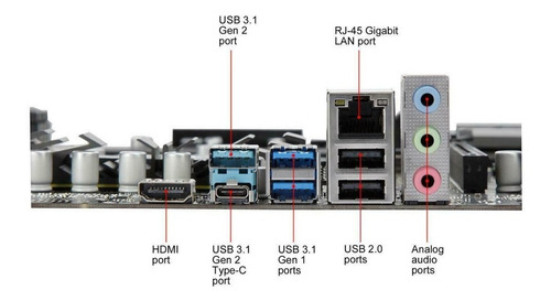 Imagen 3 de 4 de Motherboard Asrock B360m Oem para Procesadores Intel de 8va y 9na Generación