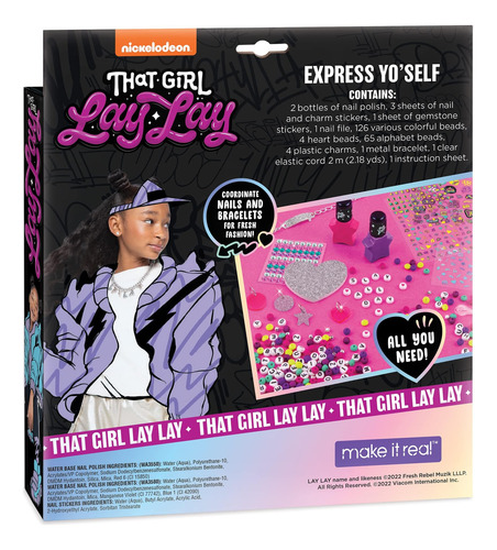 Set De Nail Art Exprés Para Uñas: Estilo That Girl Lay Lay