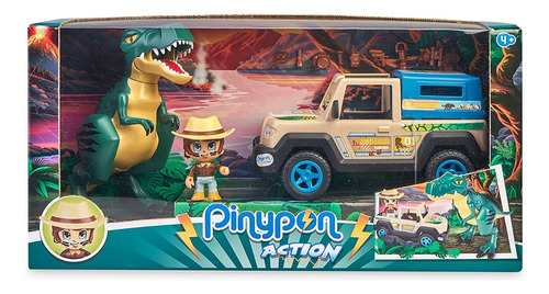Pinypon Action Wild Pick Up Con Dinosaurio Bunny Toys