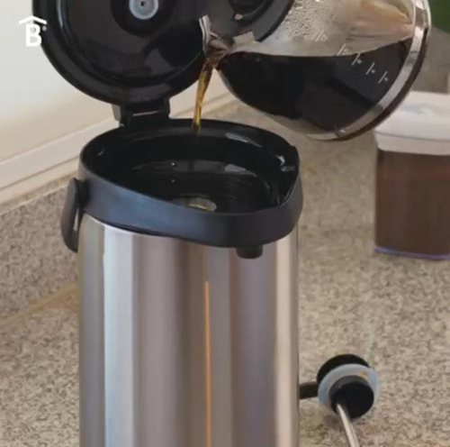 Termo Grande Doble Pared Café Caliente Agua Fría 2.2 Litros