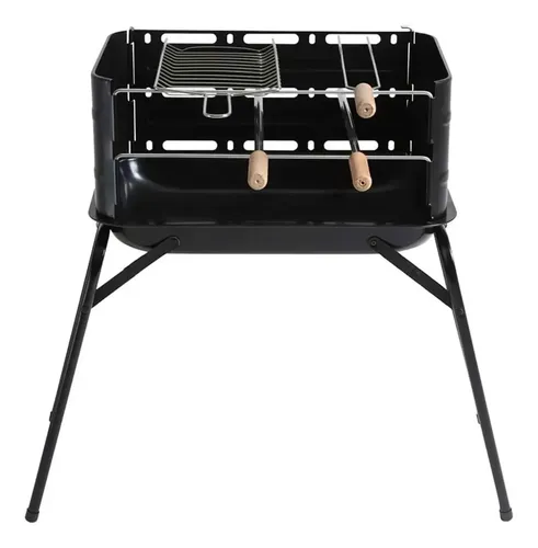Mor Montana 64x54cm churrasqueira preto de aço