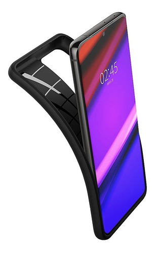 Imagen 2 de 6 de Funda Spigen Galaxy S21 Ultra Core Armor Military Gr Black