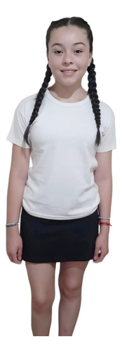 Pollera Short Juvenil Colegial Uniforme Bianca Sheli 2175