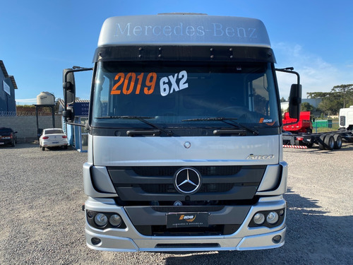 Imagem 3 de 23 de Mb Atego 2430, Truck 6x2, 2019. Chassis 10 Metros