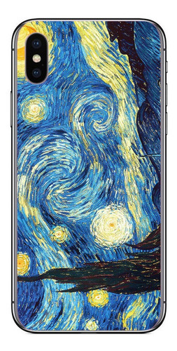 Funda Para iPhone Varios Diseños Tpu Van Gogh