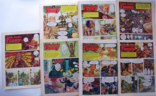 Imagen 1 de 8 de Annie Fanny 7 Comics Playboy Original Set 5