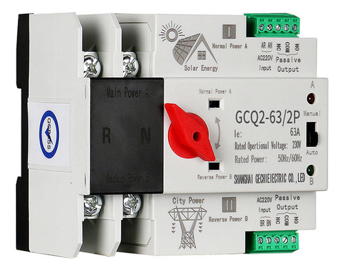 Interruptor De Transferencia Automática Ats De Energía Solar