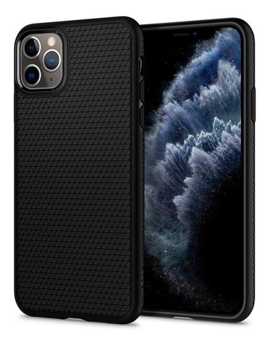 Funda Capa Spigen Liquid Air Armor para iPhone 11 Ou Pro Ou Max Cor Preta IPHONE 11 PRO (5,8 pulgadas)