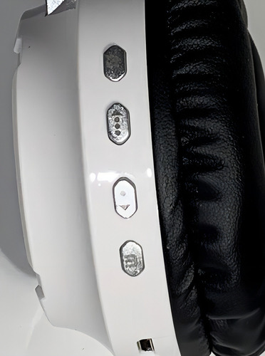 Audifonos Diadema Bluetooth Stelau B-20 Micro Sd De Calidad Color Blanco