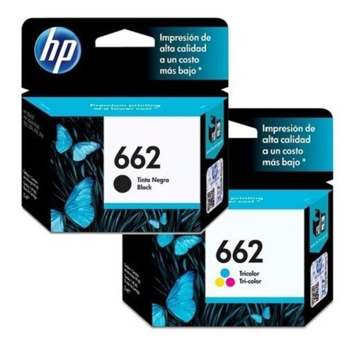 Cartucho Hp 662 100% Original Negro O Color (verificable)