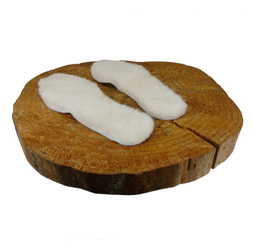 Kit Com 2 Pares De Palmilha De Lã Natural - Envio Imediato