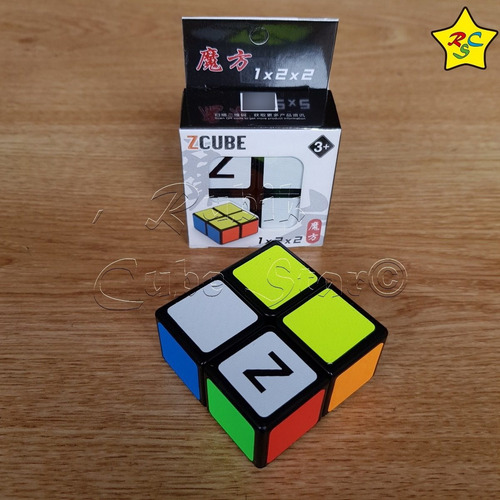 Cubo Rubik 2x2x1 Z Cube 1x2x2 Carbono Original - Negro