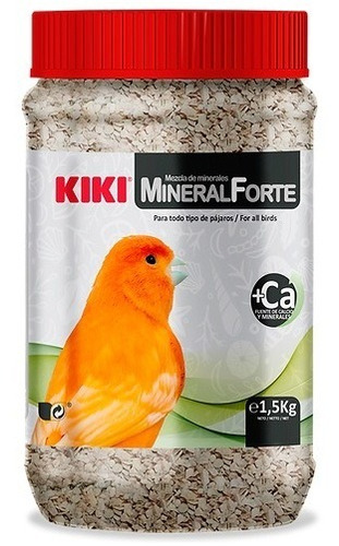 Kiki Mineral Forte Coral Y Algas Grit Para Aves 1.5 Kg