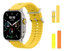 Comprar Smartwatch Reloj Inteligente Udfine Watch Gear Amarillo Llamadas + Malla Magnetica Adicional 100 Modos Deportivos Spo2