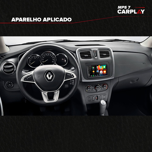 Central Multimidia Mp5 Apple Carplay Re Sandero Stepway 2019