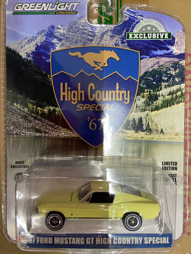 Ford Mustang Gt 1967 Greenlight High Country 1:64 Beige (Usado)
