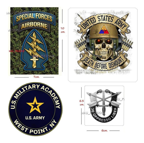 United States Special Forces Set Stickers Autoadhesivos 