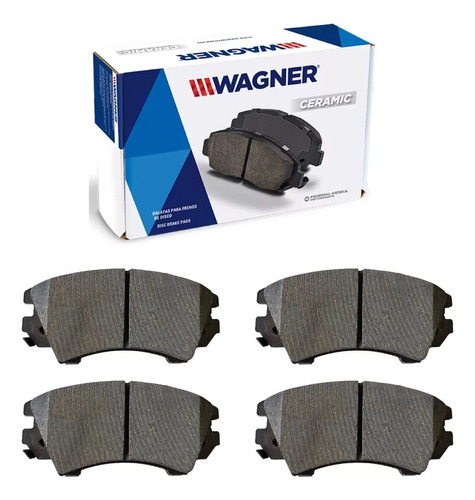 Balatas Delanteras Ceramica Ford Fiesta 2011 - 2019 Wagner