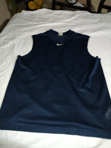 Camiseta Nike Talla Grande Azul Marino Con Gris