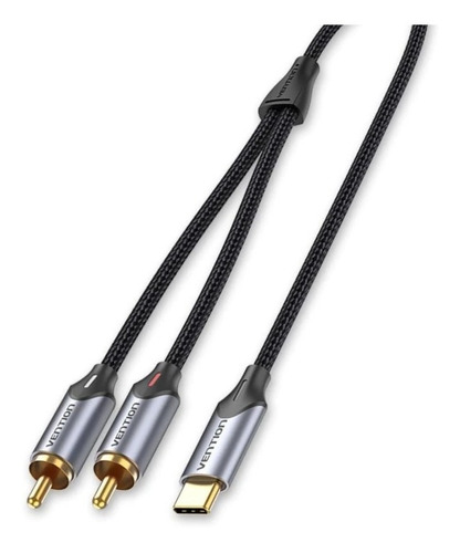 Cable USB-C macho a 2rca macho de 2 m Vention Bughh