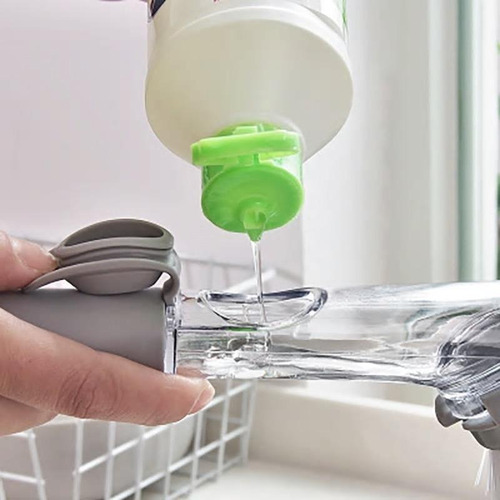 Limpiador Multiusos Herramienta Para Trastes, Almacena Jabón