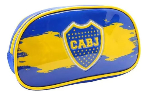 Cartuchera Oval Boca Pelota 2 Cierres Cresko Sharif Express