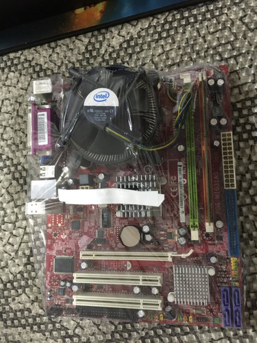 Placa Mãe Mig31ag 775+proc Dual Core 2.0+2gb Mem Ddr2