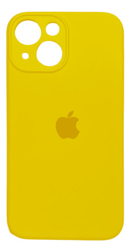 Carcasa Silicona Para iPhone 14 Plus Con Logo Colores