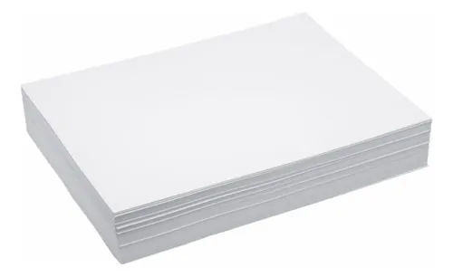 Papel Bond Blanco 75 Gramos *480 Unidades , 1/4 De Pliego