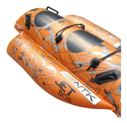 Imagem 5 de 6 de Boia Banana Aquática Rebocável Jet Bob P/ 2 Pessoas Nautika
