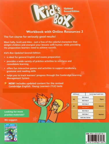 Kid's Box Workbook With Online Resources Exam Update 3