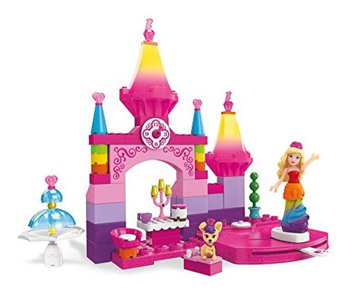 Castillo De La Princesa Arcoíris Barbie De Mega Bloks