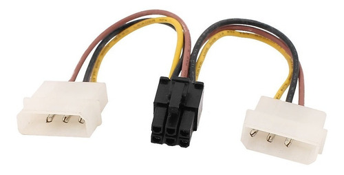 Cable De Poder 6 Pin Adaptador Para Tarjetas De Video Jwk