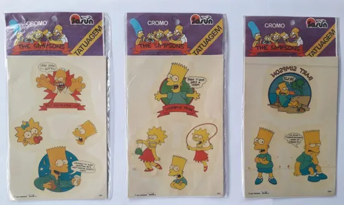 Tatuaje Retro Los Simpsons X3