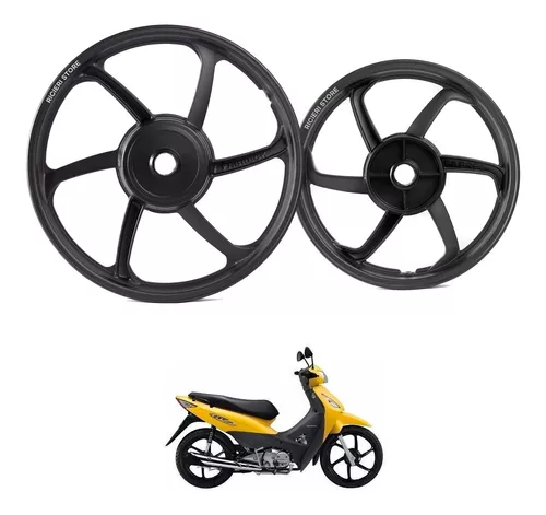 Jogo Roda Liga Leve Moto Biz 125 Biz 110 Rodão Esportiva 5 Pontas