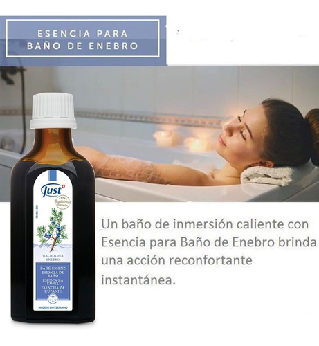 Imagen 5 de 5 de Esencia De Enebro Swiss Just Producto Original Y Sellado
