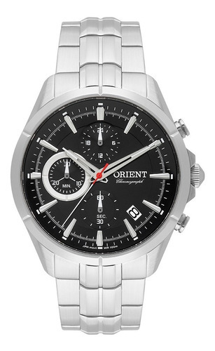 Relógio Orient Masculino Cronografo Mbssc222 P1sx Prata