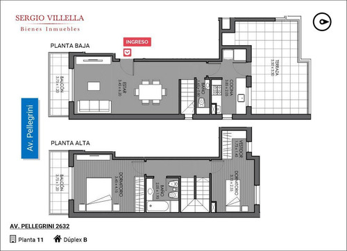 Imagen 2 de 8 de Departamento En Venta Tipo Dúplex De 2 Dormitorios En Rosario