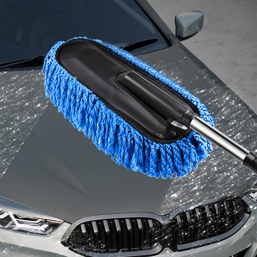 Hjq Cepillo De Coche Con Mango Telescópico Extensible Para