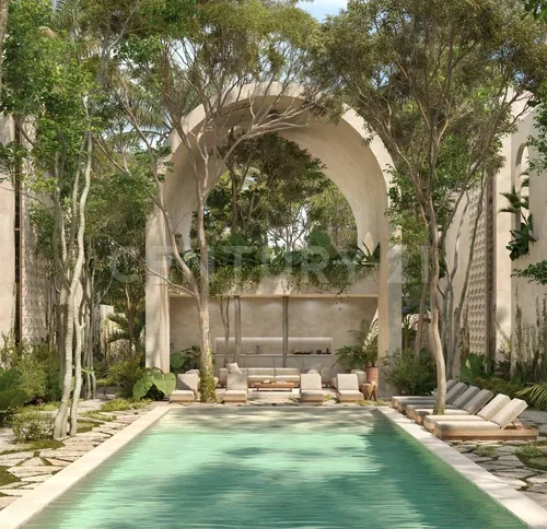 Hermosa Villa 3 Rec En Venta En Lujoso Desarrollo En Tulum Región 8 Shanti P3991