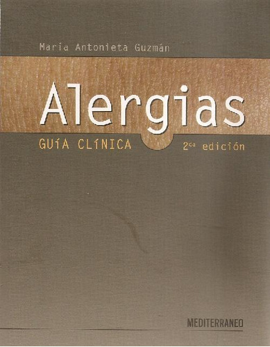 Libro Alergias Guía Clínica De María Antonieta Guzmán