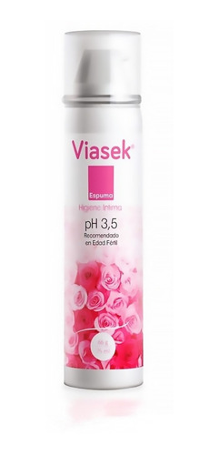 Imagen 1 de 2 de Espuma De Higiene Intima Ph 3,5 Edad Fertil X75 Ml - Viasek