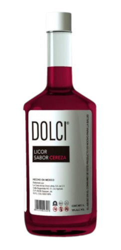 Pack De 4 Licor Dolci De Cereza 1 L