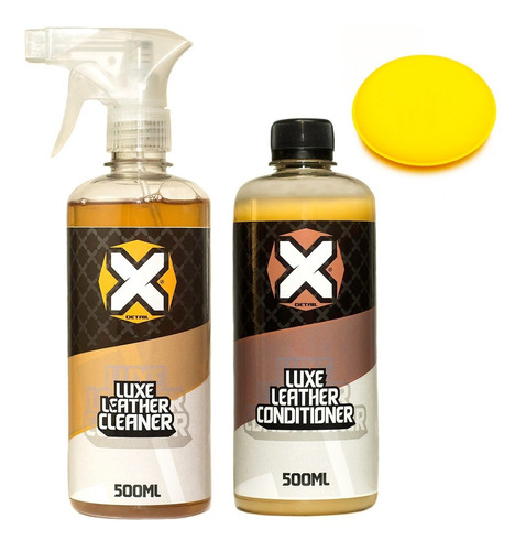 Kit Combo Limpiador Y Acondicionador De Cuero Hex Detailing