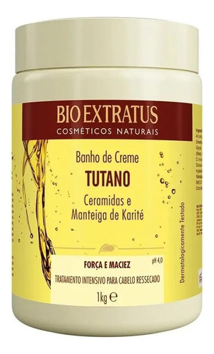 Banho De Creme Tutano E Ceramidas 1 Kg Bio Extratus