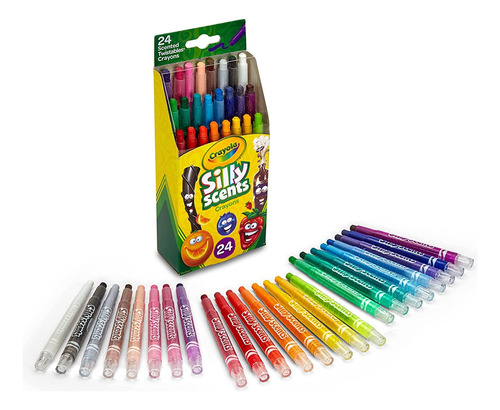 Crayola Silly Scents Twistables Crayons, Lápices Perfumados